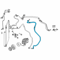 OEM Ram 1500 Line-A/C Suction Diagram - 68143795AF