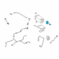 OEM 2009 Lincoln MKS Vent Control Solenoid Diagram - 8G1Z-9F945-A