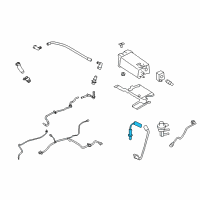 OEM 2012 Ford Edge Upper Oxygen Sensor Diagram - 8F9Z-9F472-F