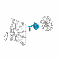 OEM 2015 Honda Accord Motor, Cooling Fan Diagram - 38616-5A2-A03