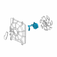 OEM 2016 Acura TLX Motor, Cooling Fan Diagram - 38616-5A2-A03