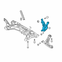 OEM 2013 Ford Fiesta Knuckle Diagram - BE8Z-3K186-A