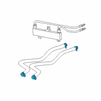 OEM 1999 Jeep Grand Cherokee Clamp-Hose Diagram - 52079632AA