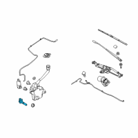 OEM Ford Police Interceptor Sedan Fluid Level Sensor Diagram - 7T4Z-17B649-AA