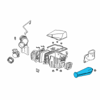 OEM 1997 Oldsmobile Silhouette Snorkel Asm-Air Cleaner Diagram - 25163428