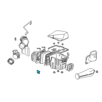 OEM Chevrolet Venture Insulator, Air Cleaner Housing Diagram - 25169725