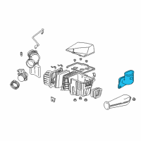 OEM 2007 Buick Terraza Air Inlet Duct Diagram - 10307576