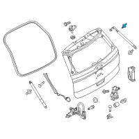 OEM 2014 Ford Police Interceptor Utility Actuator Ball Stud Diagram - -W715125-S901