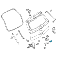 OEM 2022 Lincoln Nautilus Lock Switch Diagram - BB5Z-14018-B