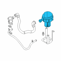 OEM 2003 BMW 530i Air Pump Diagram - 11-72-1-433-959