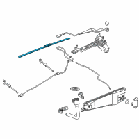 OEM Chevrolet Caprice Wiper Blade Diagram - 92219233