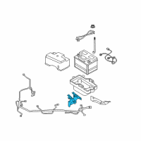 OEM 2005 Ford Escape Support Bracket Diagram - 9L8Z-10A666-A
