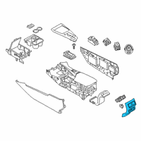 OEM 2020 Infiniti QX50 Finisher-Console Diagram - 96931-5NA1A