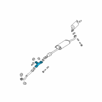 OEM 2012 Toyota Highlander Extension Diagram - 17403-0P100