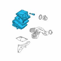 OEM 2004 Chevrolet Tahoe Air Cleaner Assembly Diagram - 25873812