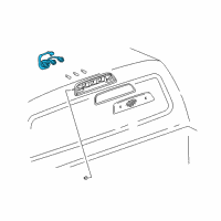 OEM 1996 Toyota Tacoma Socket & Wire Diagram - 81576-04010