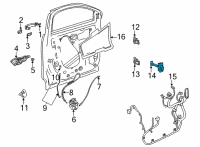 OEM Buick Encore GX Door Check Diagram - 42484989