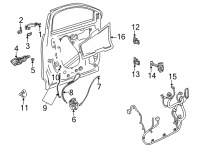 OEM 2021 Buick Encore GX Lock Rod Diagram - 42716289