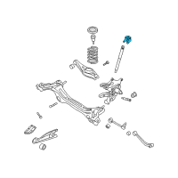 OEM 2007 Hyundai Entourage Bracket-Shock Absorber Upper, LH Diagram - 55381-4D000