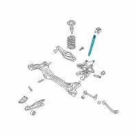 OEM Kia Sedona Shock Absorber Assembly Diagram - 553104D401