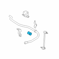 OEM 2007 Lexus RX400h Bush, Stabilizer, Rear Diagram - 48818-21050