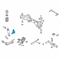 OEM Hyundai Santa Fe Bracket-Shock Absorber Upper, LH Diagram - 55381-2W000