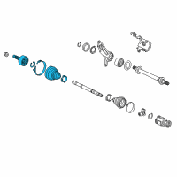 OEM 2017 Acura RDX Joint Set, Outboard Diagram - 44014-T2B-305