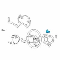 OEM 2019 Kia K900 Switch Assembly-Paddle S Diagram - 96770J6000