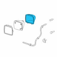 OEM GMC Savana 1500 Sealed Beam Mount Ring Diagram - 5968095