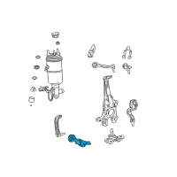 OEM Lexus LS500h ARM ASSY, SUSPENSION Diagram - 48620-50151