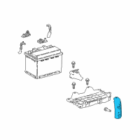 OEM 2021 Lexus ES350 Bracket Sub-Assy, Battery Diagram - 74401-06010