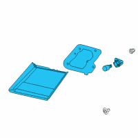 OEM 2013 Honda Civic Light Assy., R. Lid Diagram - 34150-TR2-A51
