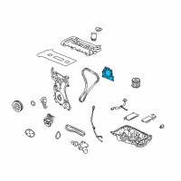 OEM 2010 Ford Focus Rear Main Seal Retainer Diagram - 1S7Z-6A321-B
