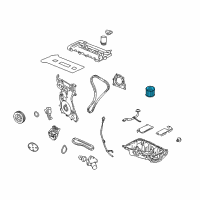 OEM Ford Filter Element Diagram - 3S7Z-6731-A