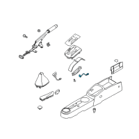 OEM 2005 Chevrolet Aveo Lamp Asm, Automatic Transmission Control Position Indicator Diagram - 96211386