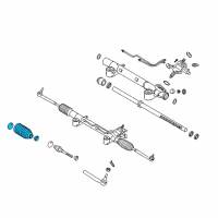 OEM Infiniti Boot Kit-Power Steering Gear Diagram - 48204-5Y026