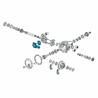 OEM ACTUATOR ASM-FRT DRV AXLE Diagram - 23243764