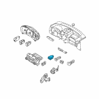 OEM 2011 Kia Sedona Switch Assembly-Seat Heater Diagram - 937704D000VA