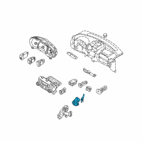 OEM 2014 Kia Sedona Ignition Lock Cylinder Diagram - 819004DC00