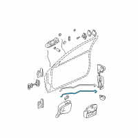 OEM 2003 Pontiac Grand Am ROD, Door Locking Diagram - 22616674