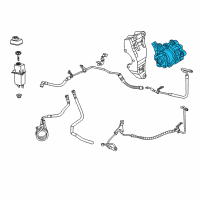 OEM 2015 Ram ProMaster 3500 Power Steering Pump Diagram - 68214885AA