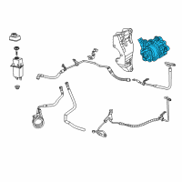 OEM 2020 Ram ProMaster 2500 Power Steering Pump Diagram - 68214885AA
