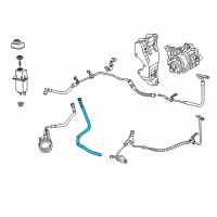 OEM 2016 Ram ProMaster 1500 Line-Power Steering Return Diagram - 68168026AB