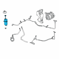 OEM Ram ProMaster 2500 Reservoir-Power Steering Fluid Diagram - 68135084AA