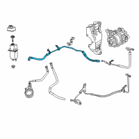 OEM 2014 Ram ProMaster 2500 Line-Power Steering Pressure Diagram - 68134914AA