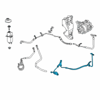 OEM Ram Line-Power Steering Pressure Diagram - 68167920AA