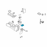 OEM 2012 Ford Escape Rear Cup Holder Diagram - 8L8Z-7813562-AB