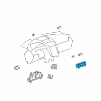 OEM Saturn Outlook Lostar Dash Cluster Switch-Heater Control Diagram - 25932037