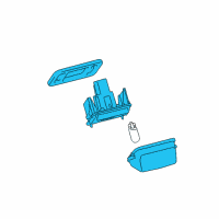 OEM Toyota Prius C License Lamp Diagram - 81270-0D120