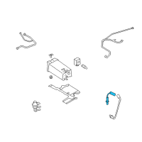 OEM Lincoln MKX Upper Oxygen Sensor Diagram - 7T4Z-9F472-A